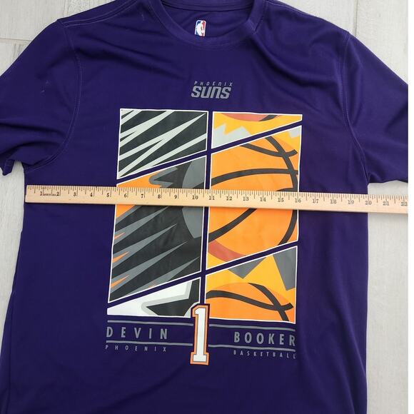 NBA Devin Booker Phoenix Suns Jersey Performance Men's Large Shirt Basketball L - Picture 8 of 8